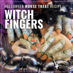 Spooky Halloween Barn Party Horse Treat Recipe - Witch Fingers